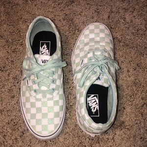 Green glitter vans